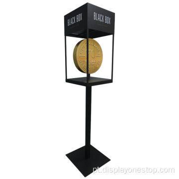 Suporte de vinho do suporte para placas de marca Metal Wine Stand